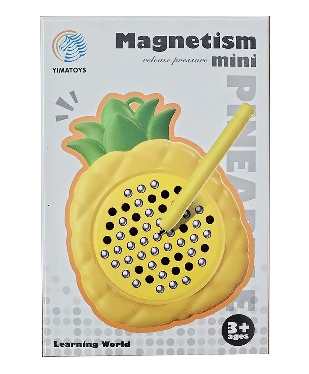Pineapple Magnetic Dot Drawing Keychain Toy