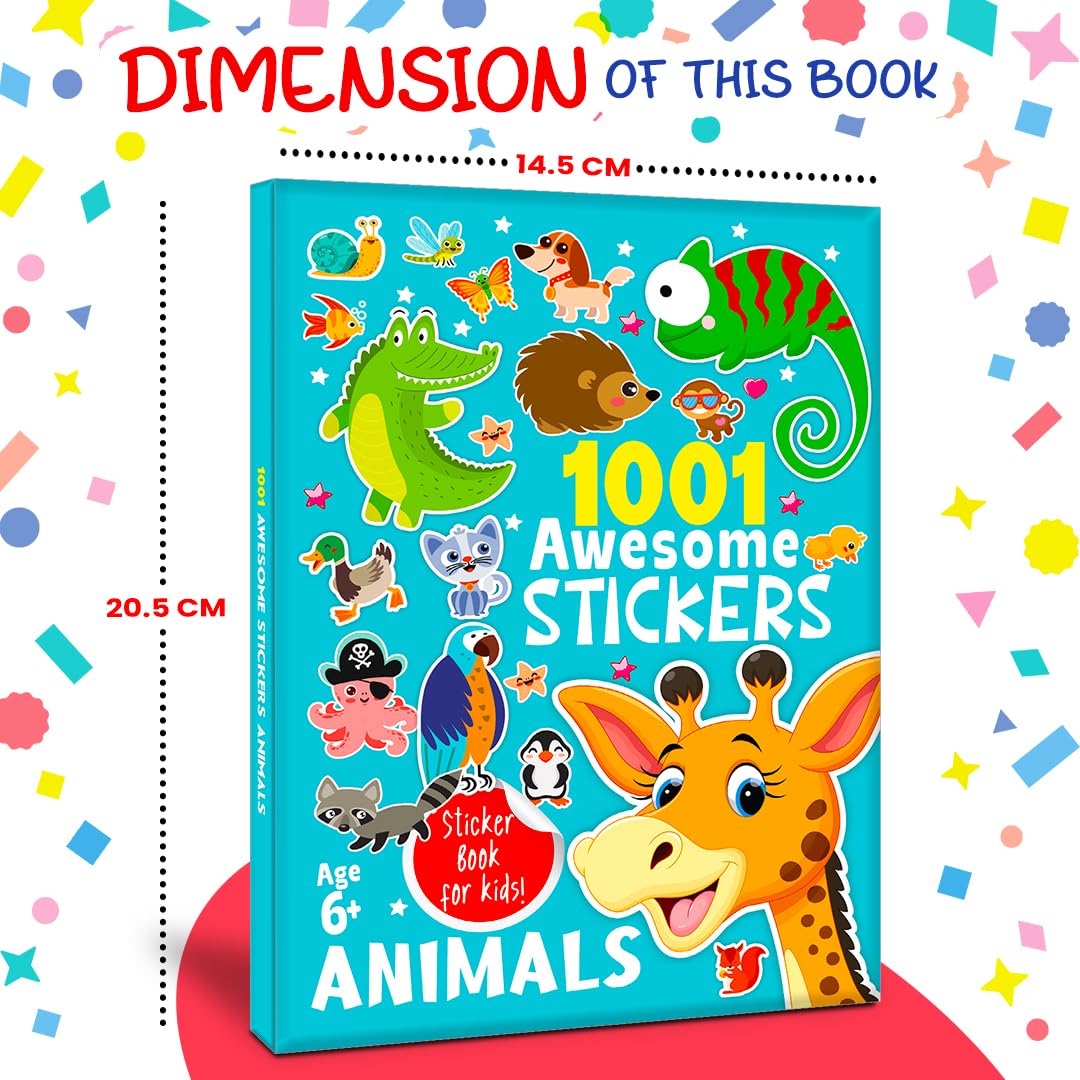 1001 Awesome Stickers - Animals