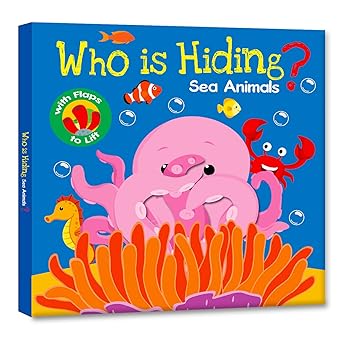 Who Is Hiding – Sea Animals | Peekaboo Learning Book for Kids