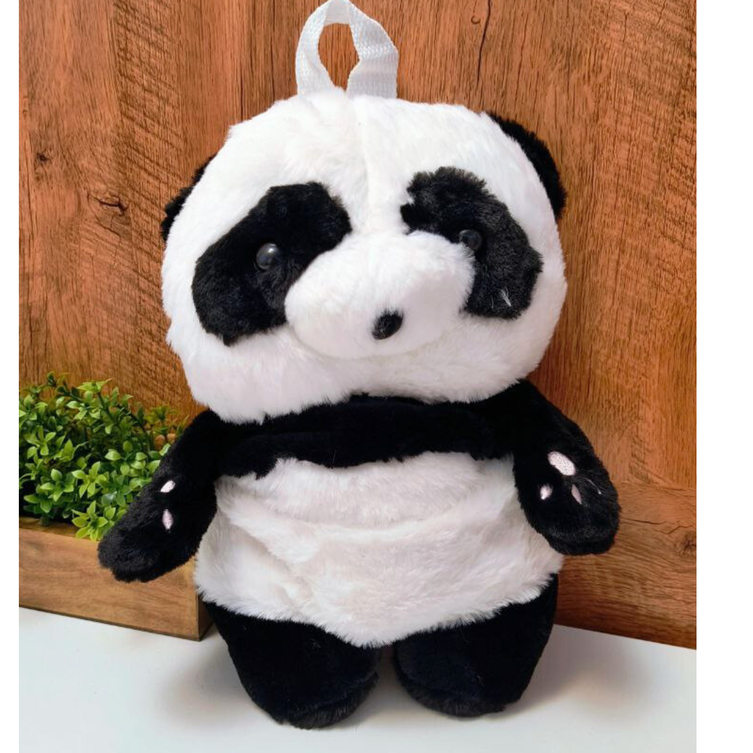 Cute panda Soft Plush backpack for kids PiK A BOO