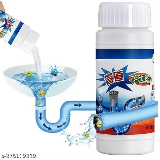 Multi-Purpose Toilet and Drain Cleaner: Clog Remover, Pipe Cleaner, and Bathroom Maintenance Powder for Regular Use