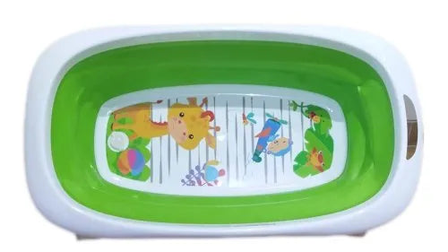 Folding Bath Tub - Portable, Space-Saving, Baby & Toddler Friendly