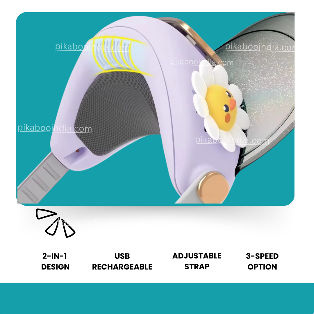 Cap Cooling Fan – USB Rechargeable Cotton Cap