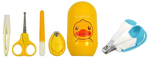 Baby Nail Care Set – 4-in-1 Grooming Kit with Duck Case for Newborns (0M+)
