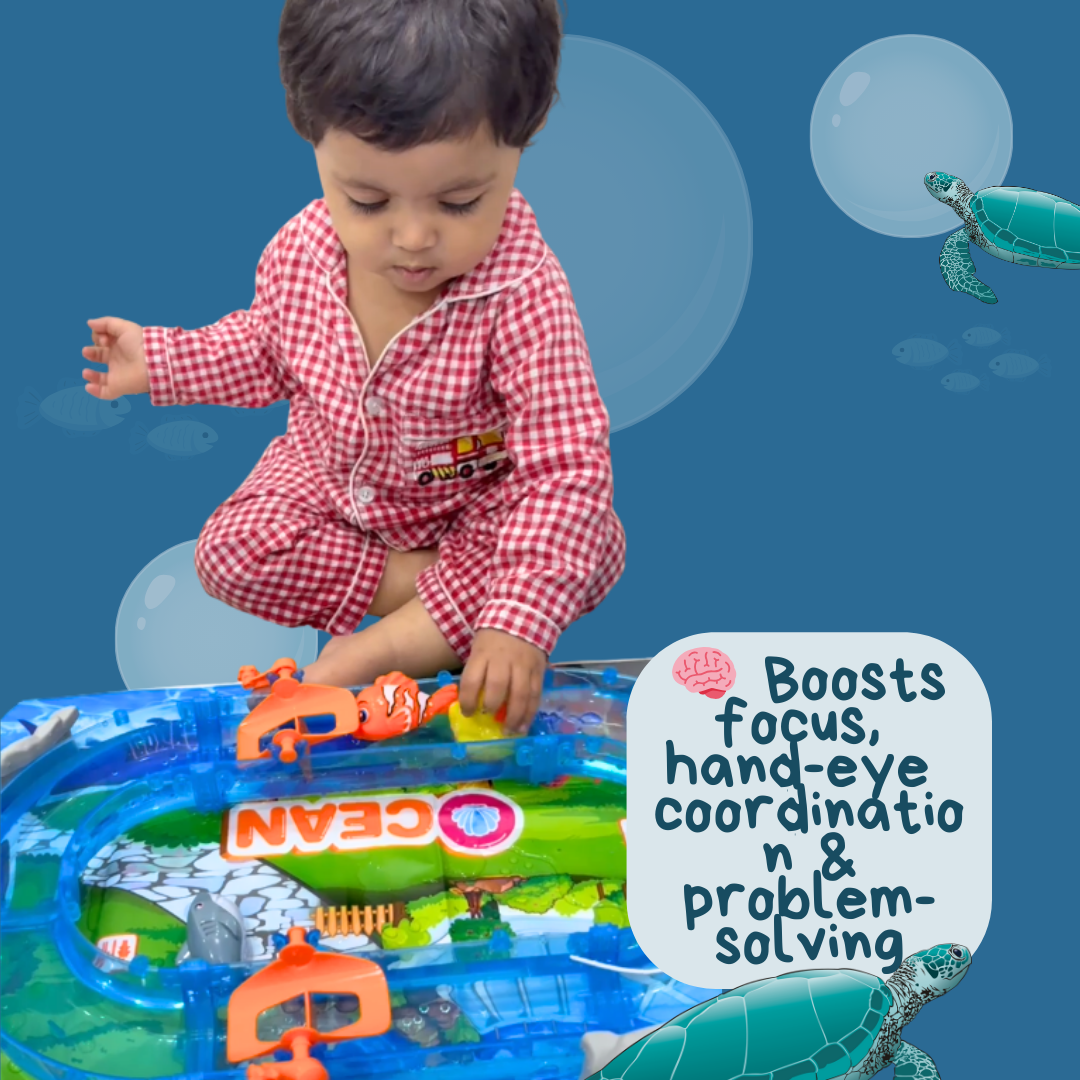 Ocean Track Water Slide Free Water Magic Book Themed Fun for Kids