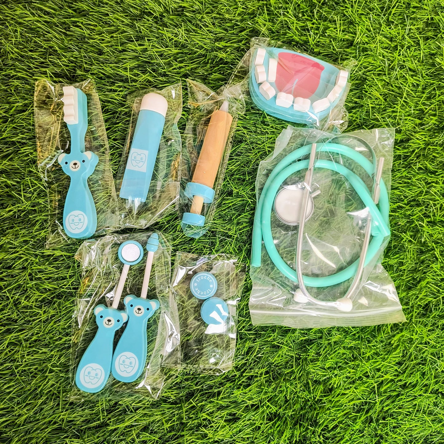 Wooden Doctor Kit for Kids: Silicone Medical Playset for Toddlers β Educational Montessori Pretend Doctor Role Play Toy for Boys & Girls