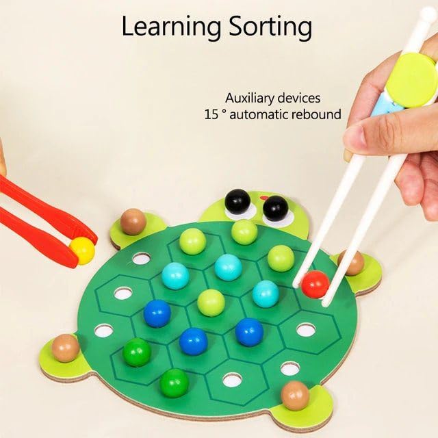 Montessori Beads Puzzle – Color & Pattern Matching Game | Develops Pincer Grip