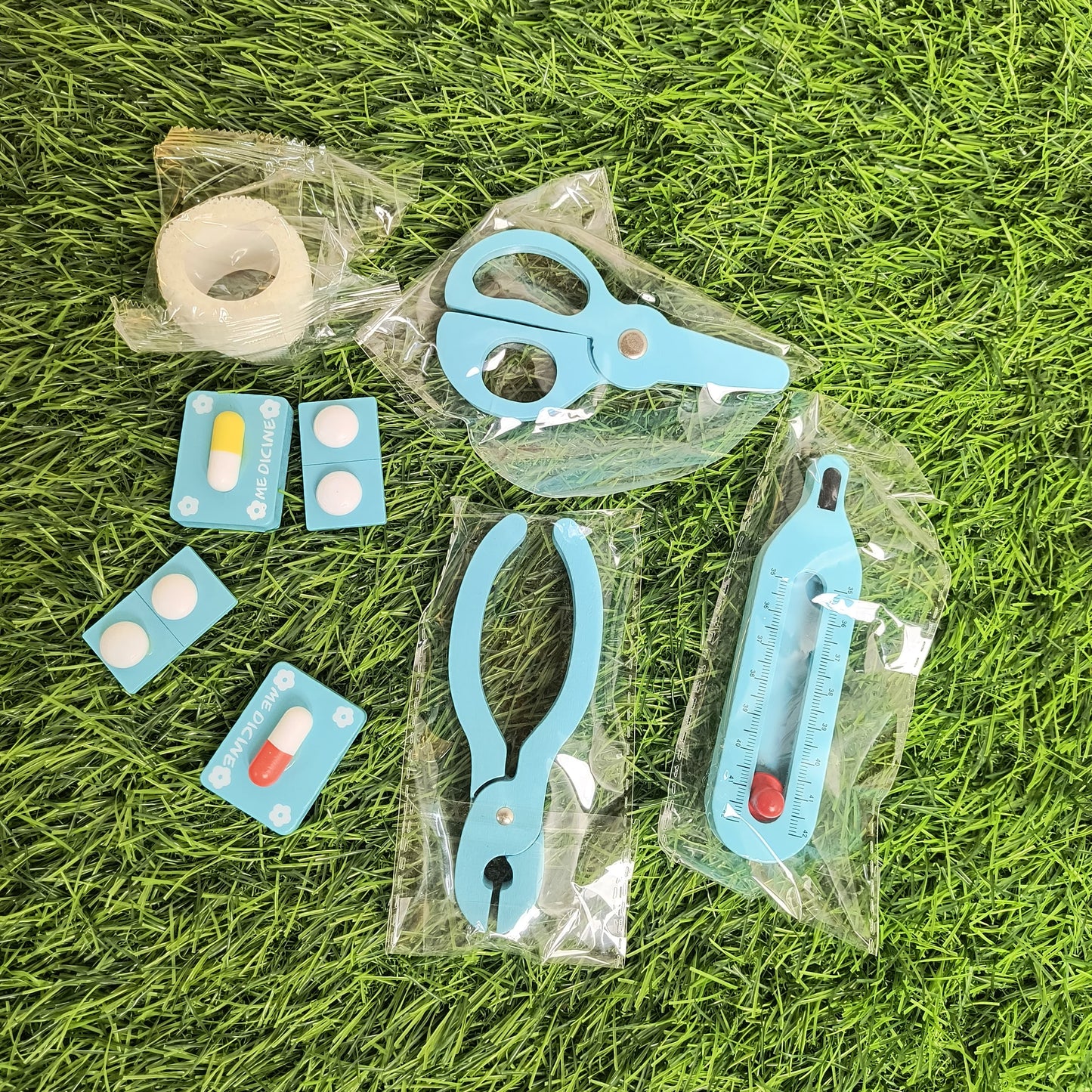 Wooden Doctor Kit for Kids: Silicone Medical Playset for Toddlers β Educational Montessori Pretend Doctor Role Play Toy for Boys & Girls
