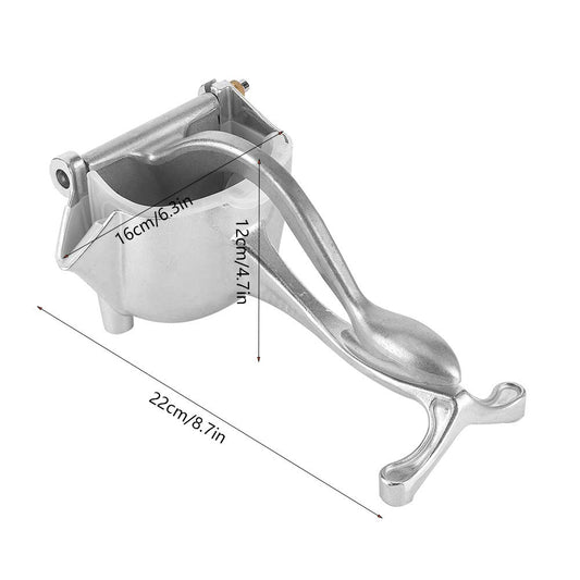 Juicer Master Hand Press-Squeeze Deluxe – Heavy-Duty Manual Citrus Juicer