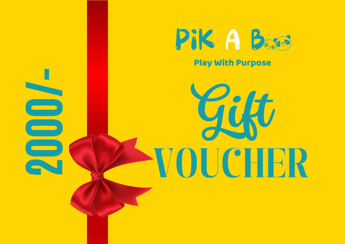 Gift Card | 2,000 – Because the Best Gift Is the One They Choose