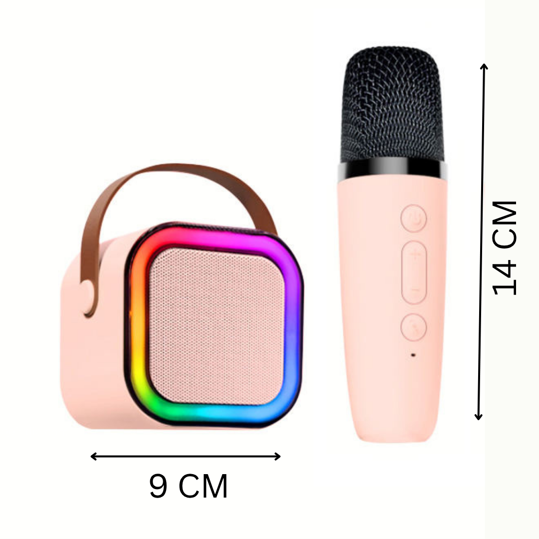 Wireless Karaoke Speaker – Mic Included for Kids & Parties