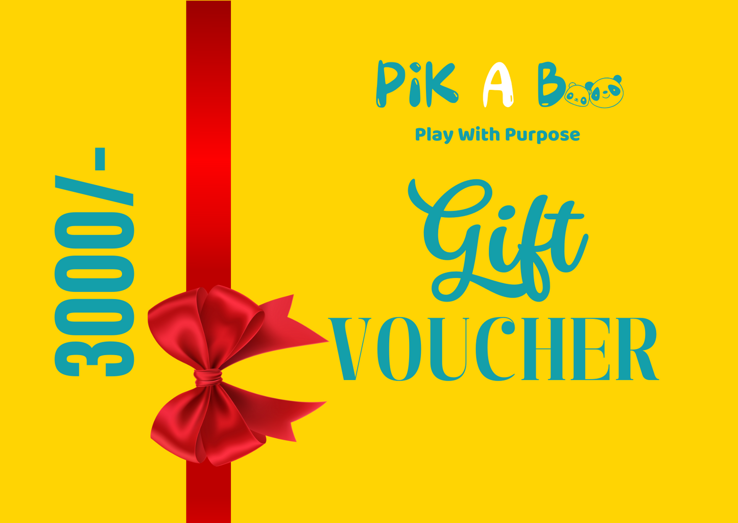Gift Card | 3,000 – Because the Best Gift Is the One They Choose