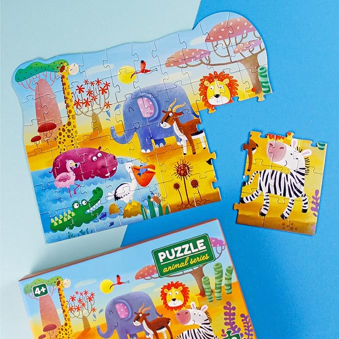 At The Farm – 8 Puzzles | Fun & Educational Jigsaw Set for Kids