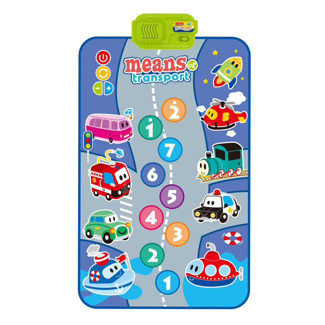 Transport Baby Music Sound Toddler Mat – Piano Touch Play Mat | 18M+ Interactive Toy