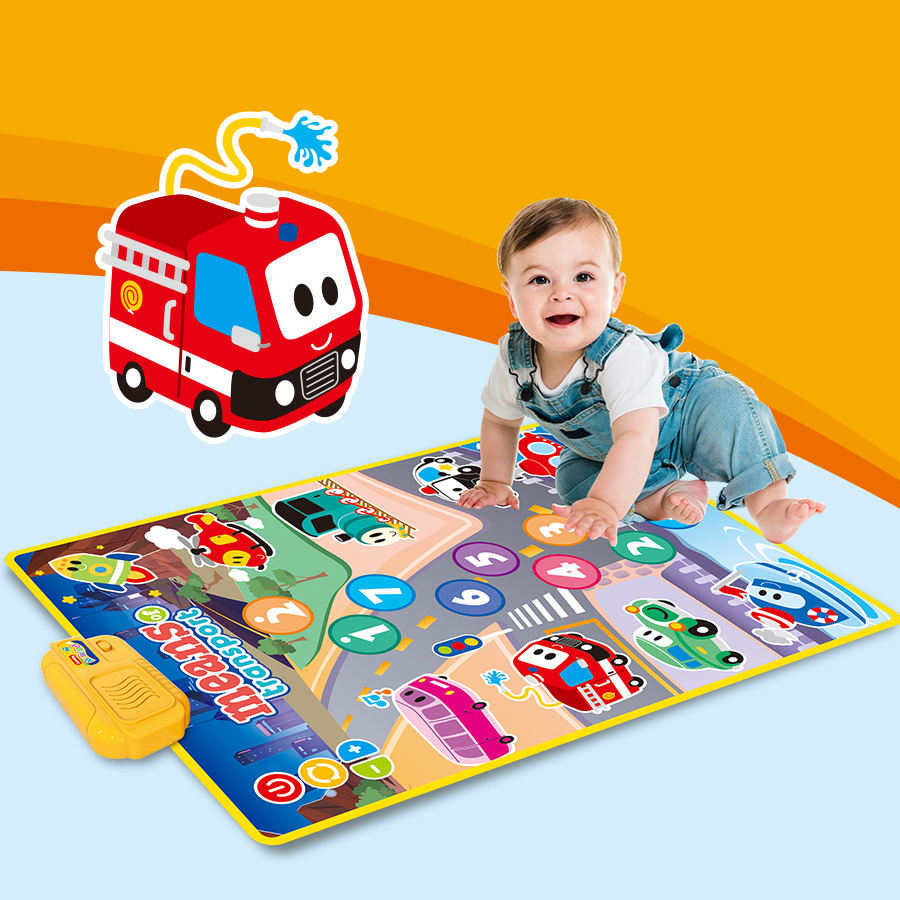 Transport Baby Music Sound Toddler Mat – Piano Touch Play Mat | 18M+ Interactive Toy