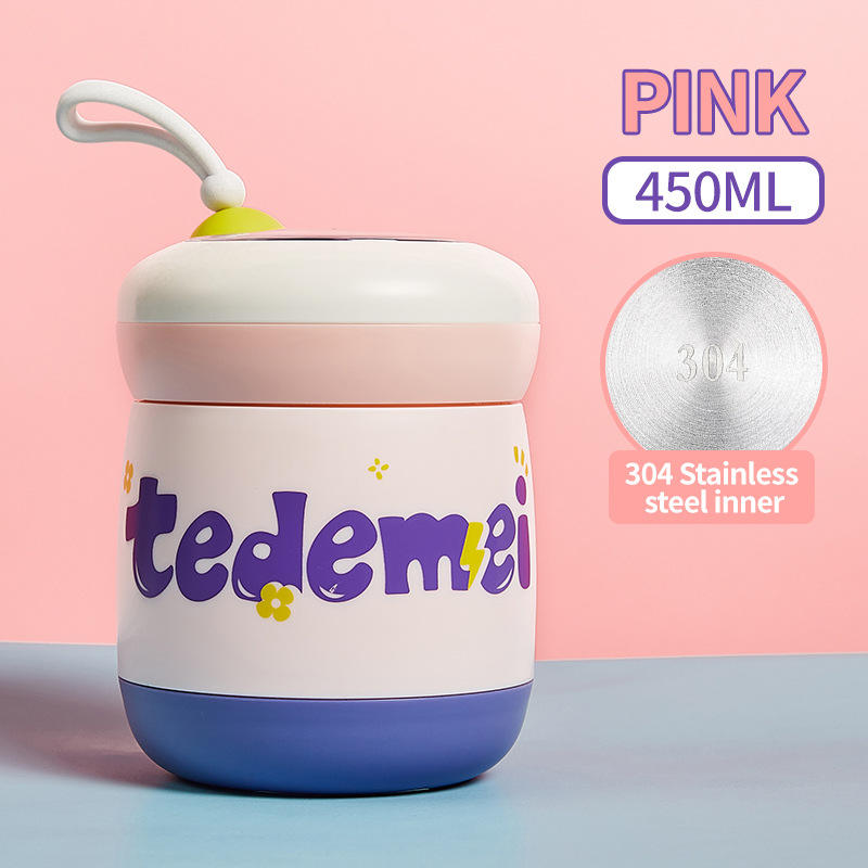 Baby Stainless Steel Soup Container – 450ml Lunch Bento