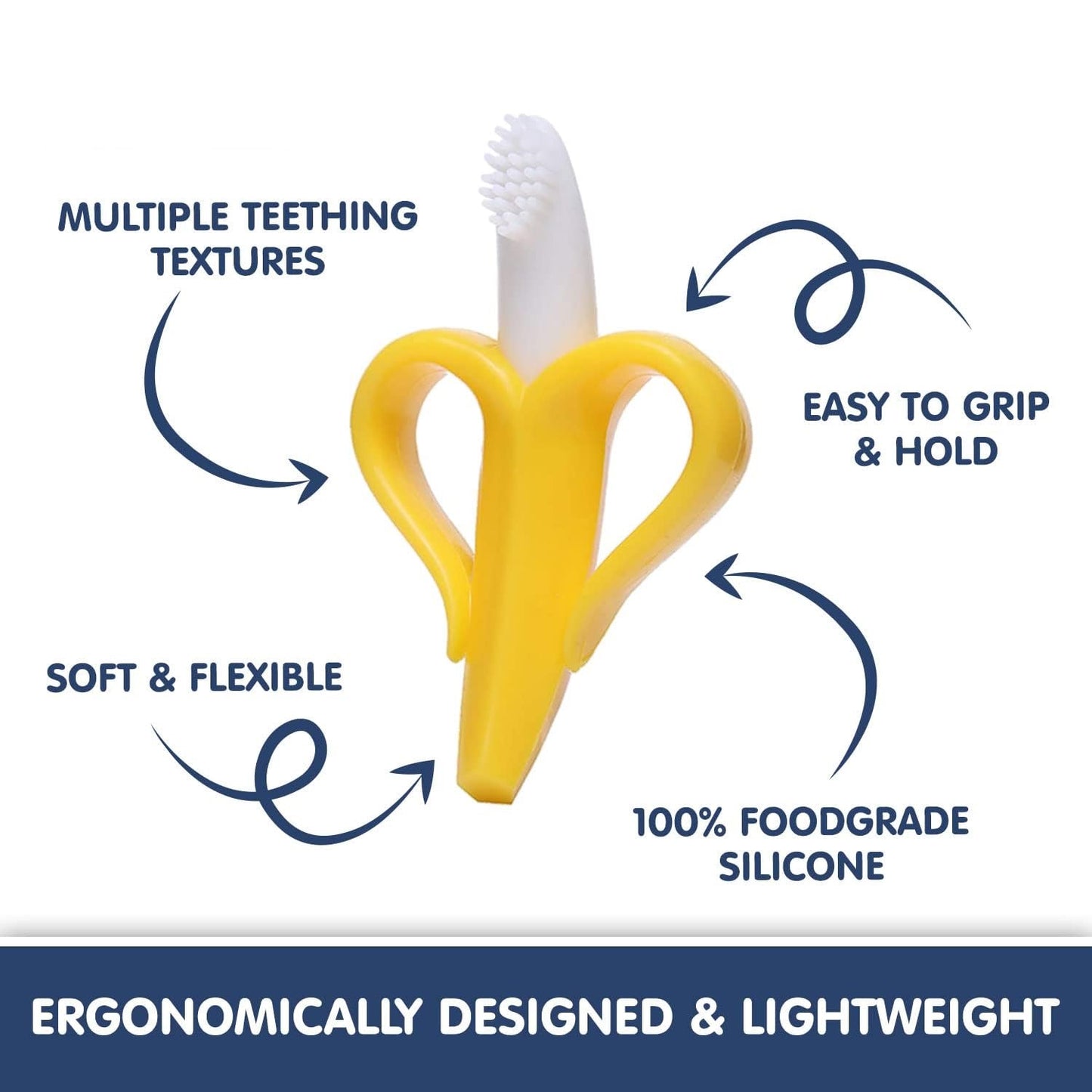 Banana Bendable Training Toothbrush Baby Infant