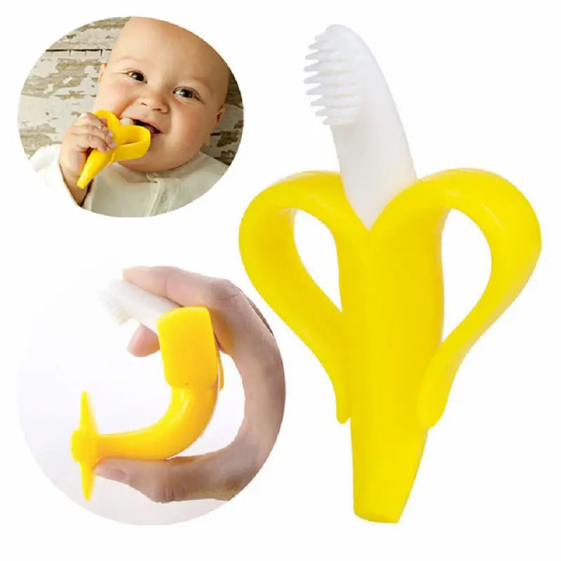 Banana Bendable Training Toothbrush Baby Infant