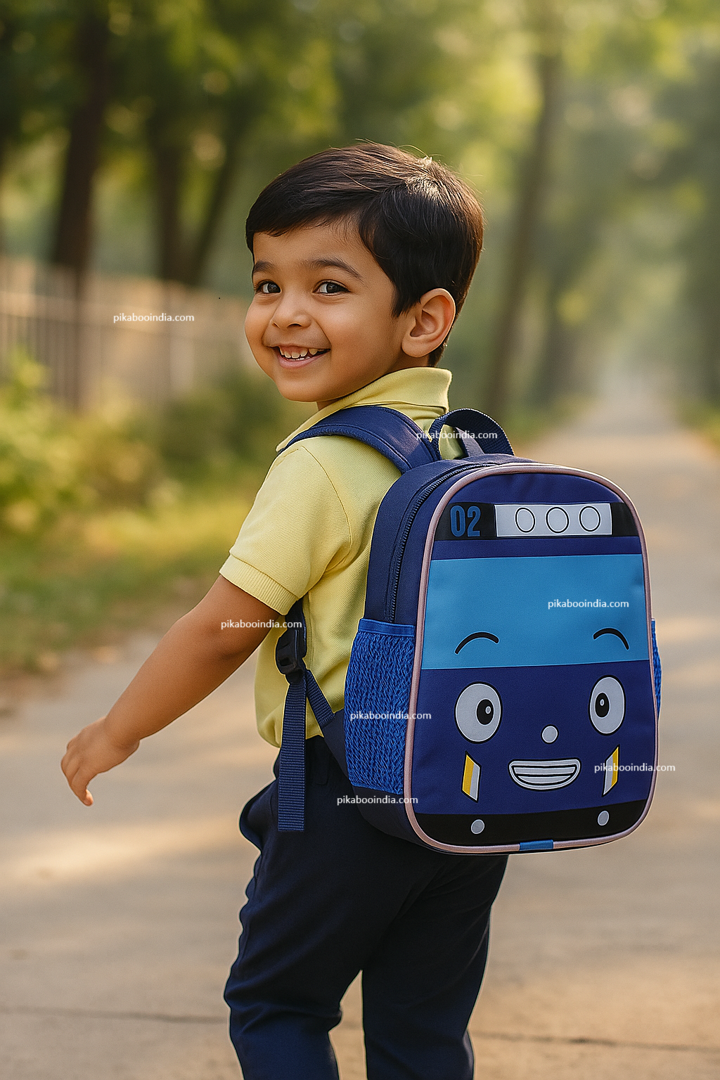 Cartoon Car School Bag for Kids | Cute Kindergarten Backpack with 3D Design โ Lightweight & Fun for Ages 2โ6
