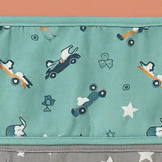 Organic Muslin Burp Cloth Set of 3 | Star, Riding Bunny & Squirrel Designs – Soft, Gentle & Absorbent for Baby’s Delicate Skin