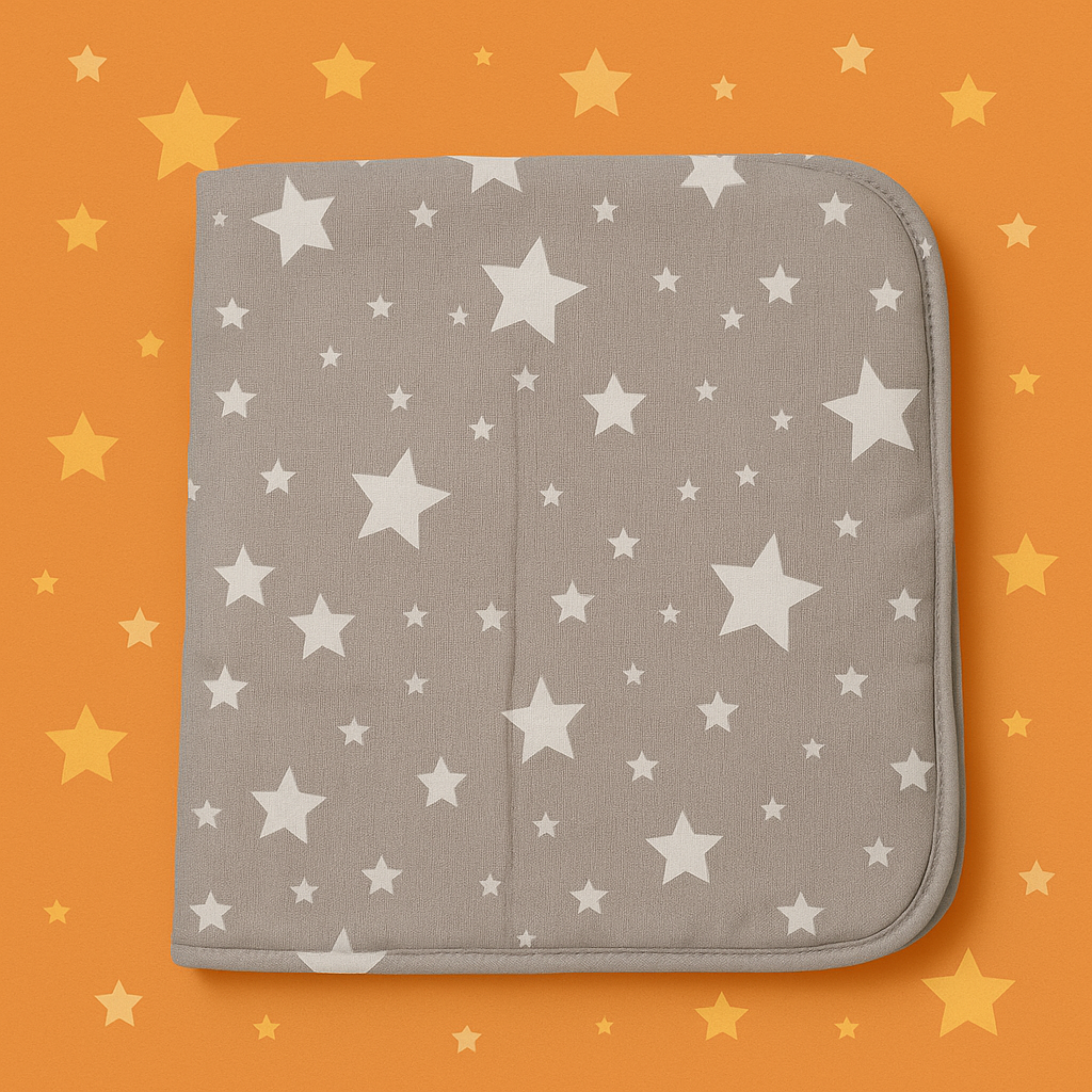 Starry Dreams | Soft Muslin Hooded Baby Wrapper – Moon & Stars Design for Gentle, Cozy Comfort