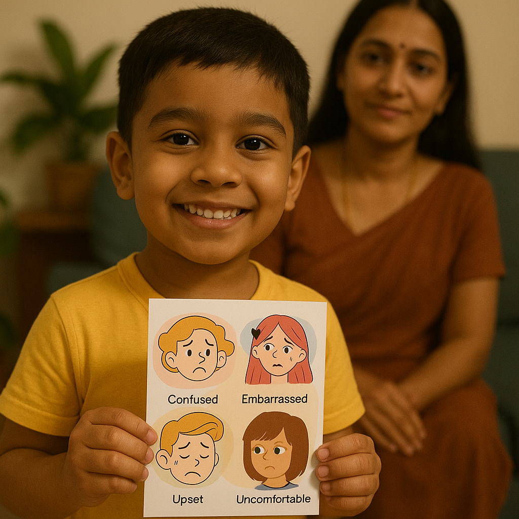 PiK A BOO Good Touch Bad Touch Flash Cards | Early Learning Fun (Set of 21)