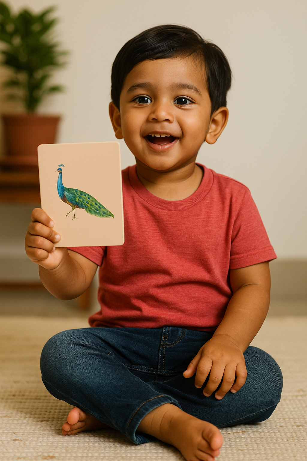PiK A BOO Birds FlashCard for Kids Toddlers, Pre School, Early Learning