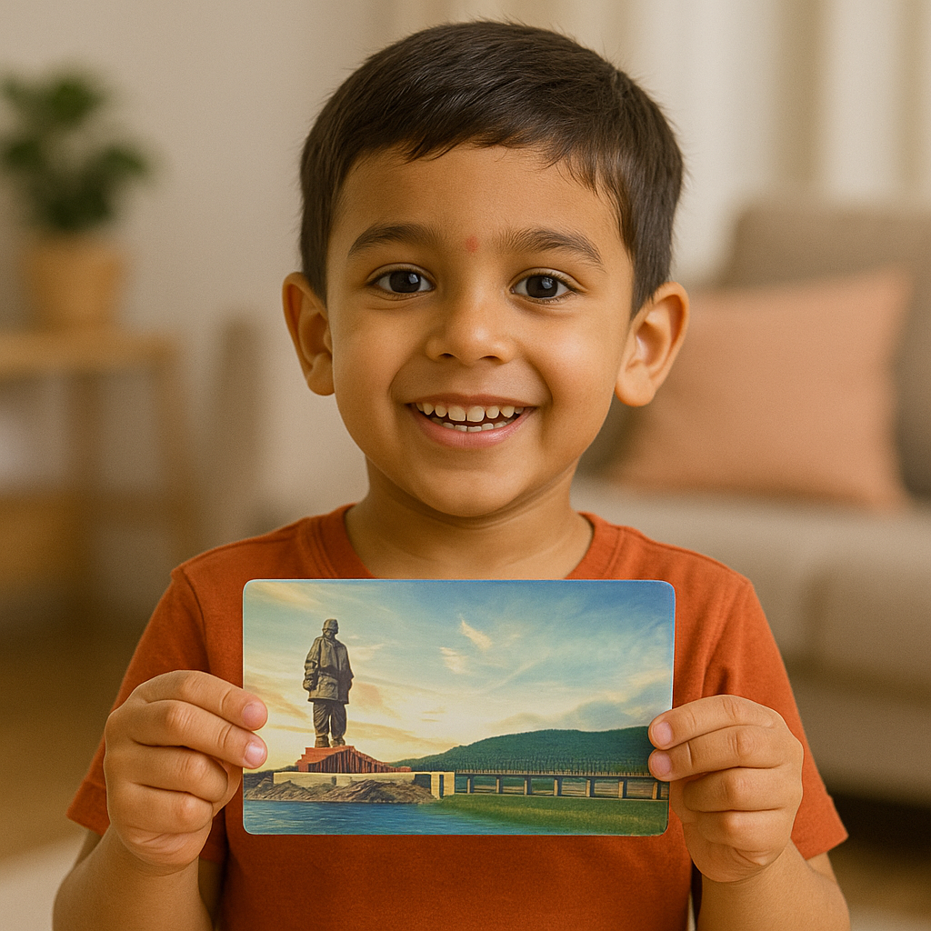 PiK A BOO Monuments of India FlashCard for Kids Toddlers, Pre School, Early Learning