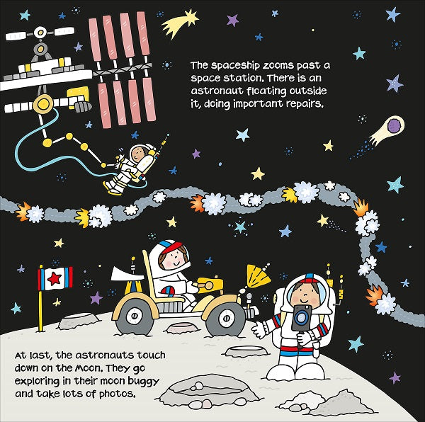 Spaceship Book– Convertible Design with Moving Parts