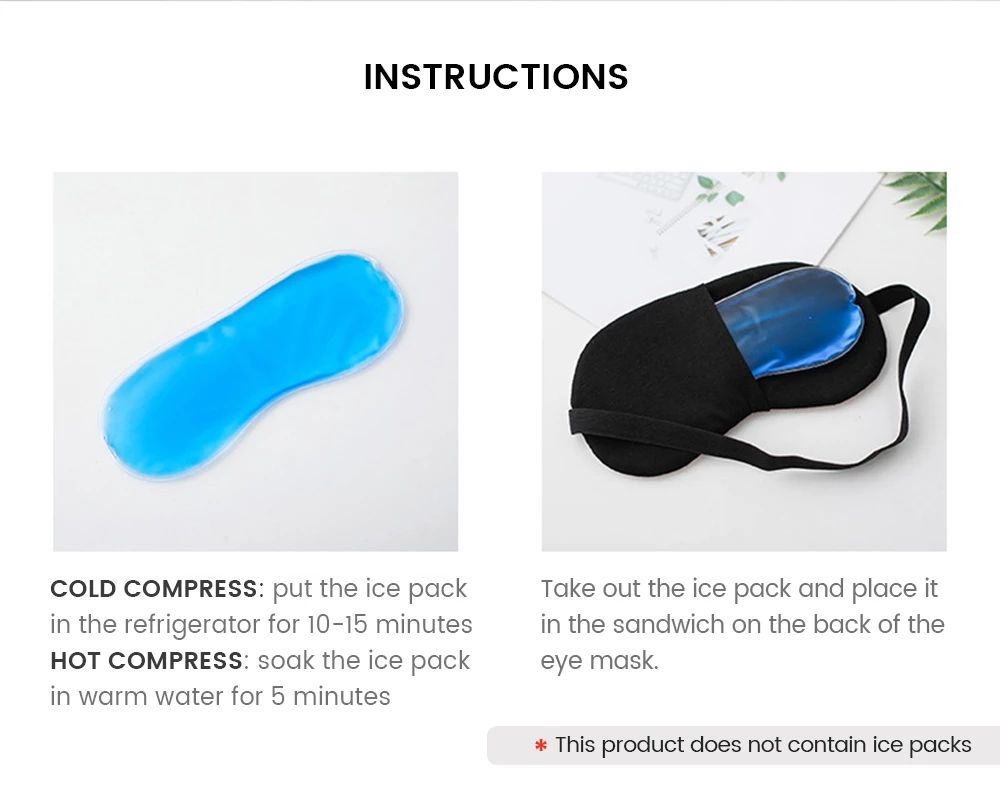 Cooling Gel Eye Mask – Reusable Relief for Puffy Eyes