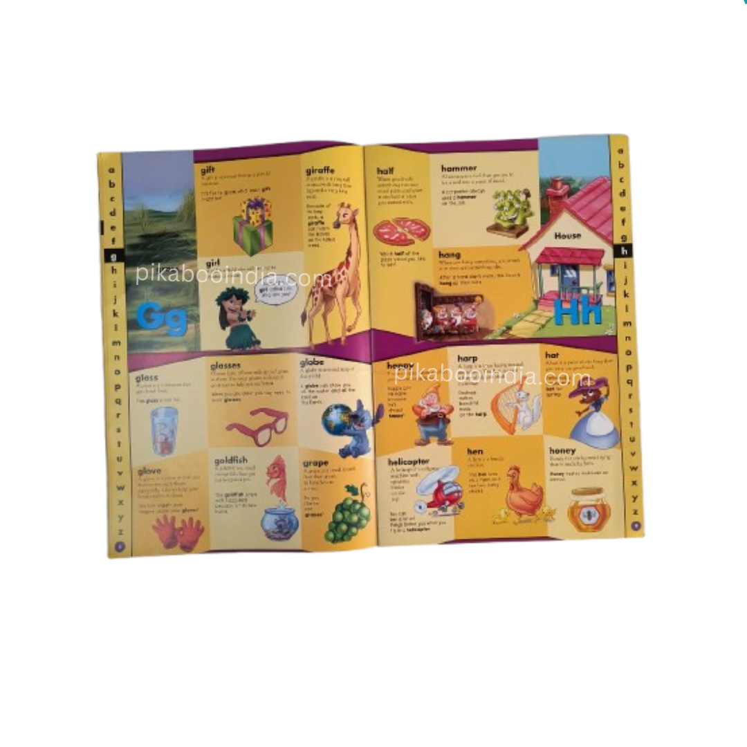 Picture Dictionary Book – 200+ Words with Colourful Illustration