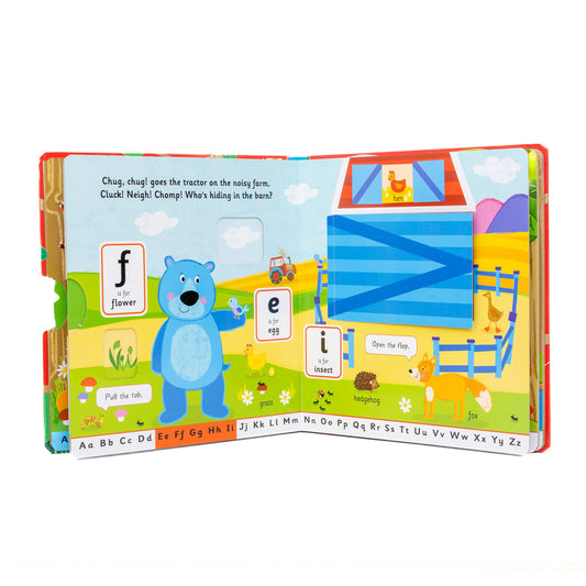 Learn With Me Abc - Push Pull Book