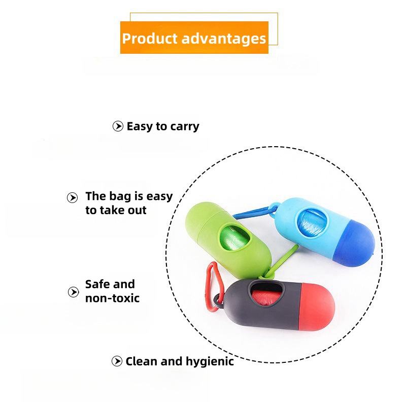 Diaper Pad Disposal Dispenser โ Compact Travel Case with 4 Refill Waste Bags