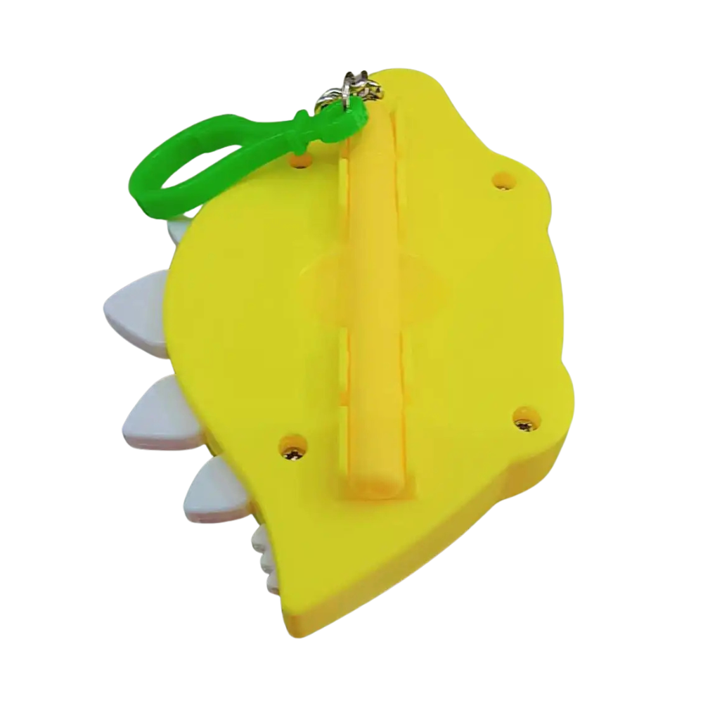 Yellow Dino Magnetic Board Drawing Keychain – Montessori Fidget