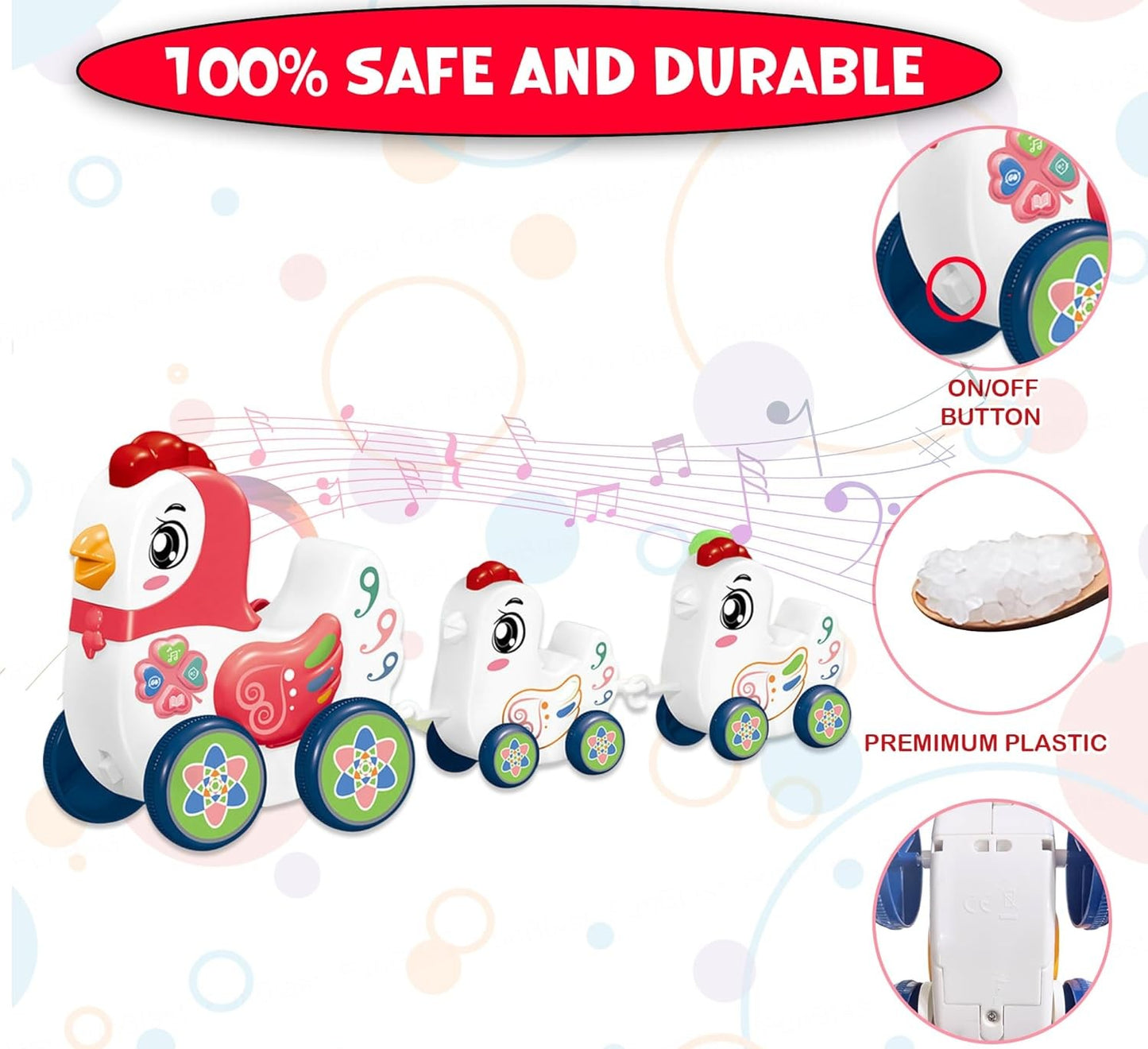 Electric Duck Toy – Walking, Talking, Light & Sound | Interactive Kids Toy