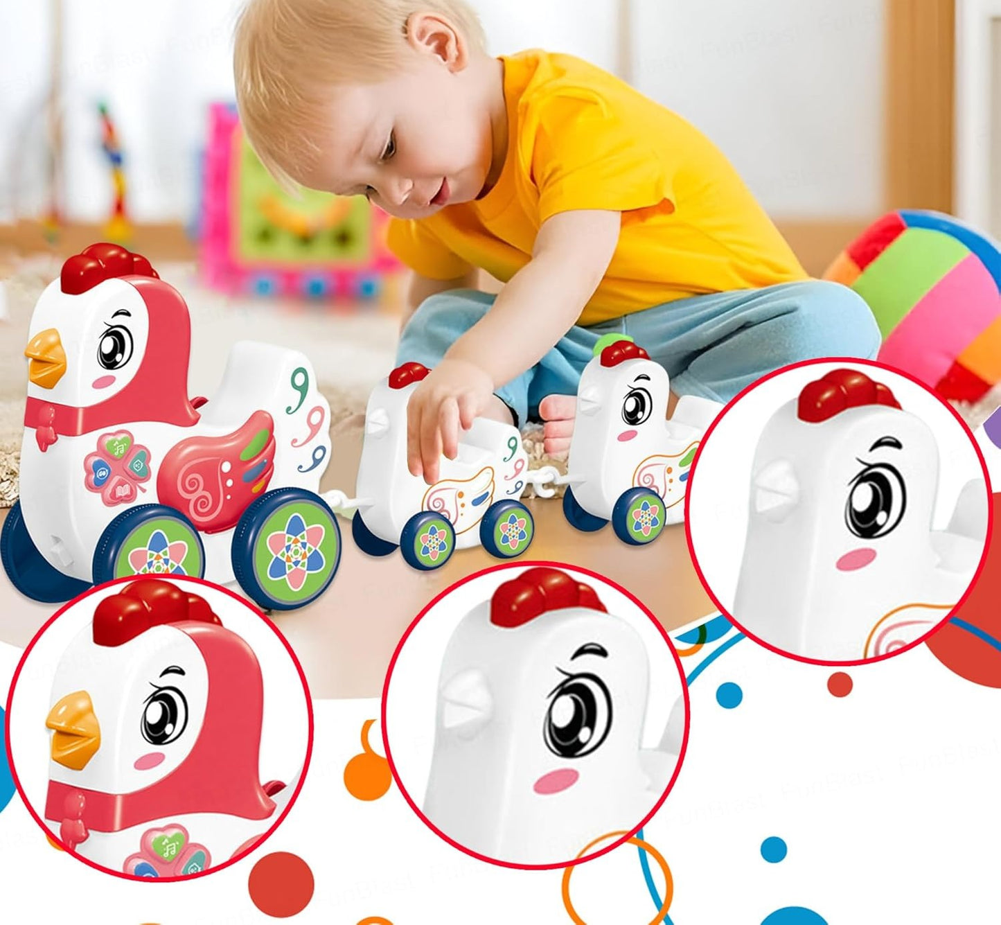 Electric Duck Toy – Walking, Talking, Light & Sound | Interactive Kids Toy