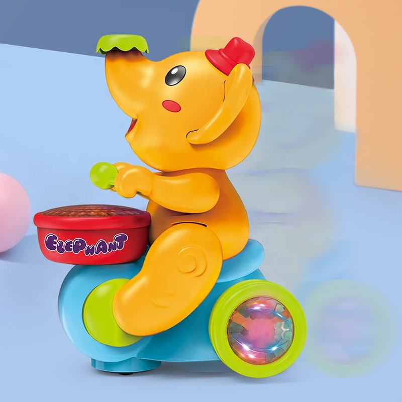 Elephant Musical Toy – Light Up Drums & Ball Balancing Fun Kids