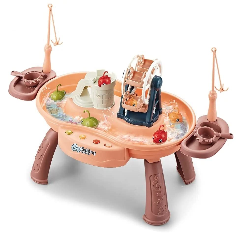 🎣 Ferry Fishing Game Toy with Water Circulation & Music | Interactive Water Play for Toddlers & Kids (1-5 Years)