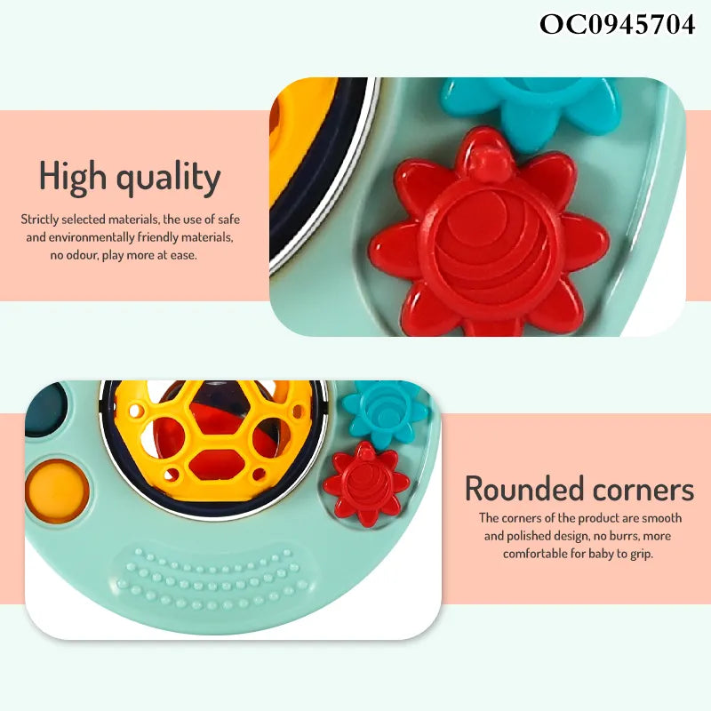 Montessori Sensory Rattle Teether Ball for Babies