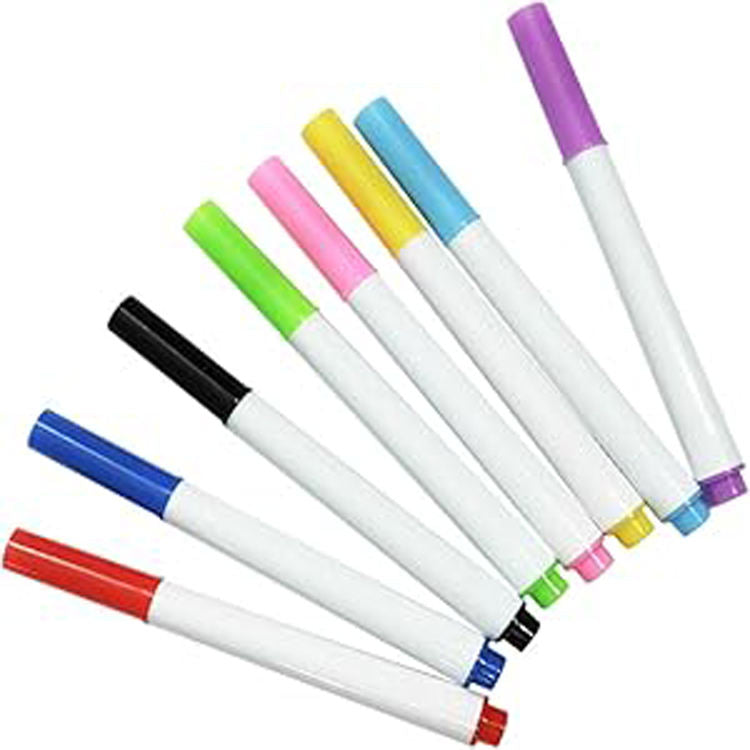 Whiteboard Erasable Marker Pens – Colorful Smooth Writing Set
