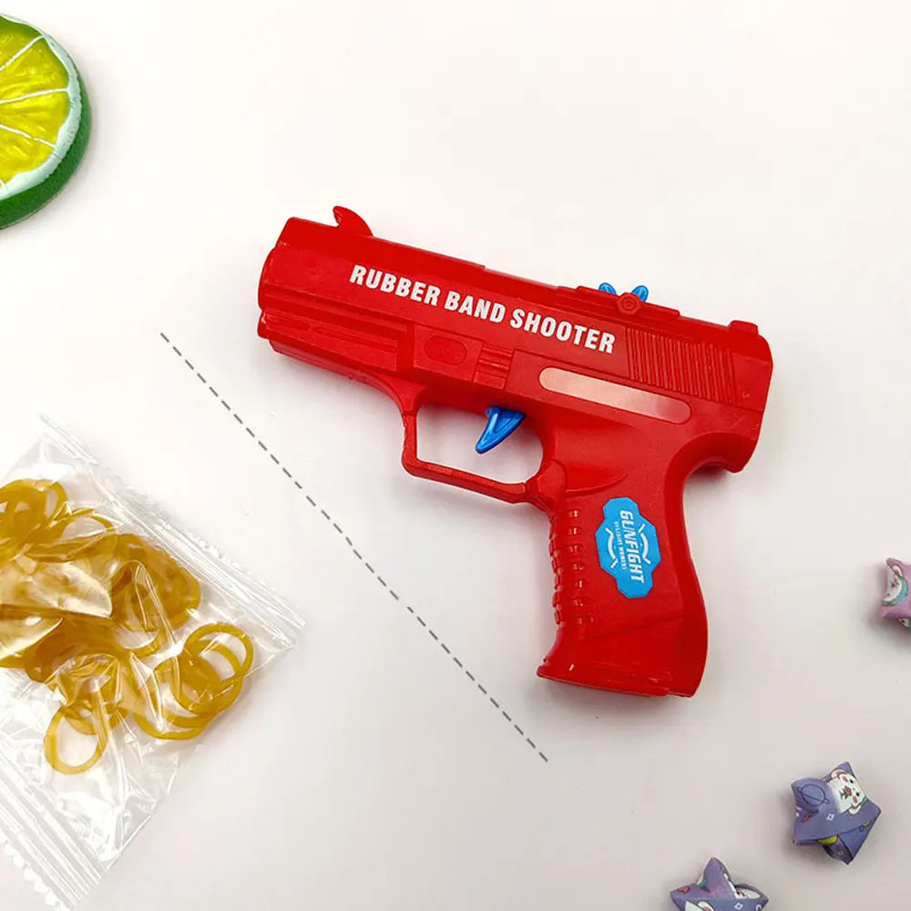 Rubber Band Shooter Toy – Military Style Play Gun Set for Kids Age 3+