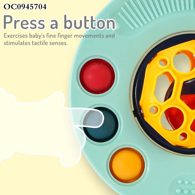 Montessori Sensory Rattle Teether Ball for Babies