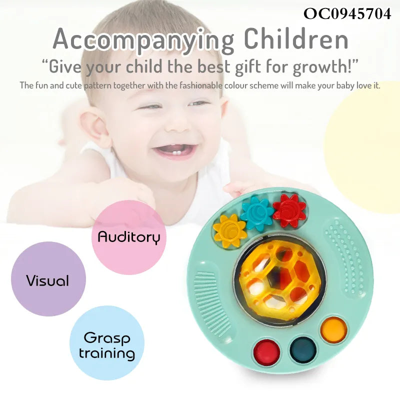 Montessori Sensory Rattle Teether Ball for Babies