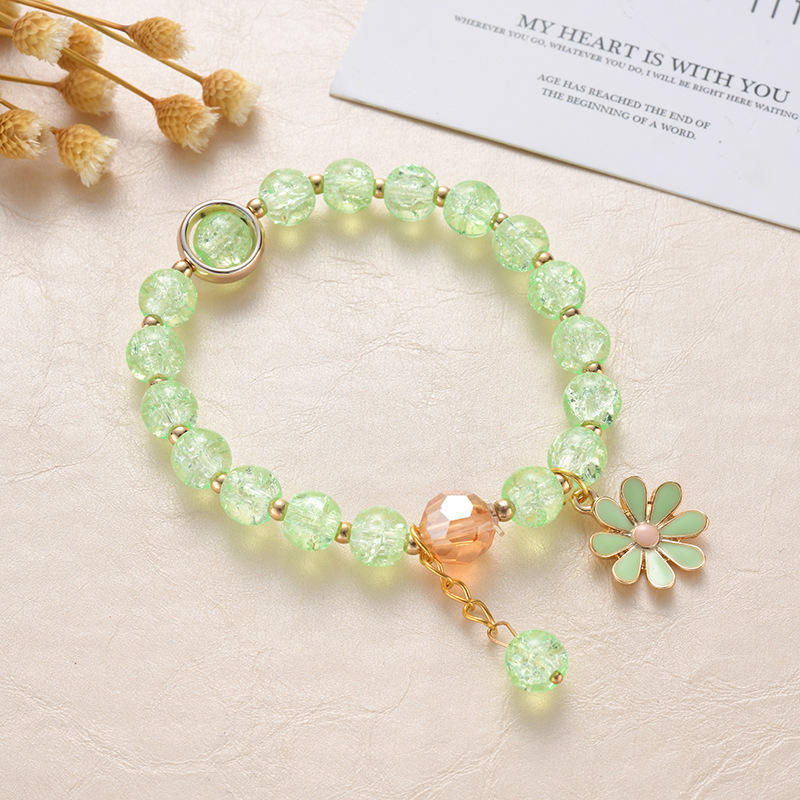 Star Moon Cloud Flower Glass Bracelets for Girls – Cute Jewelry Set