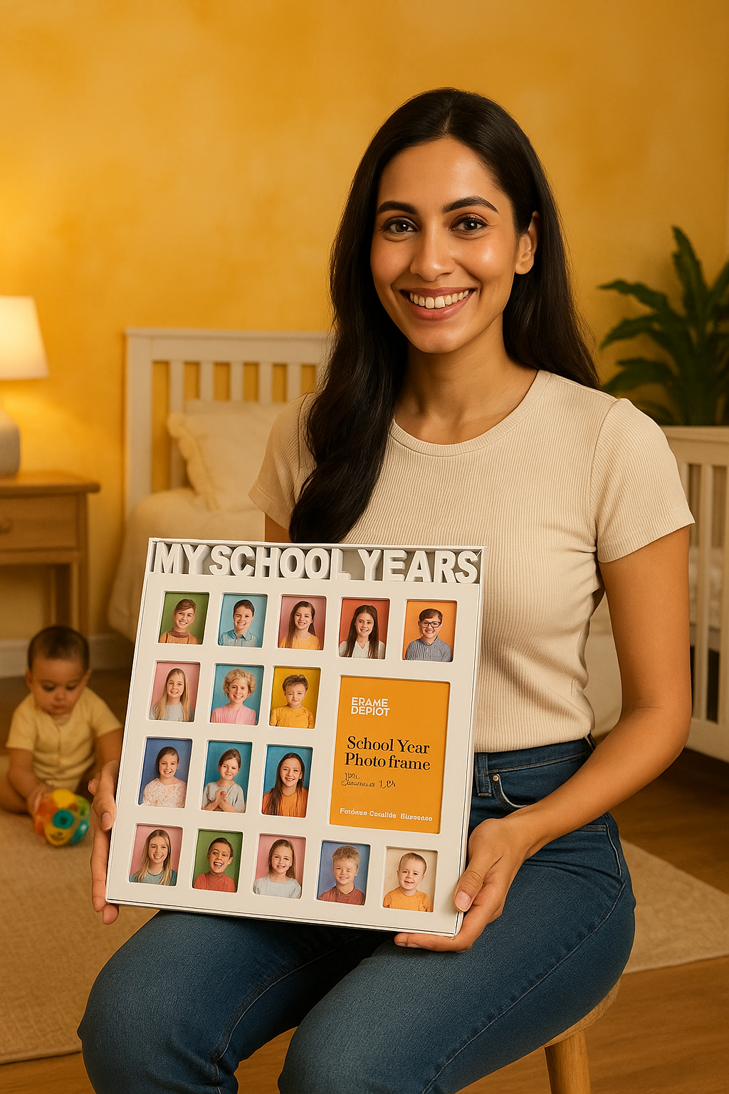 My School Days Photo Frame – Multi-Photo Display