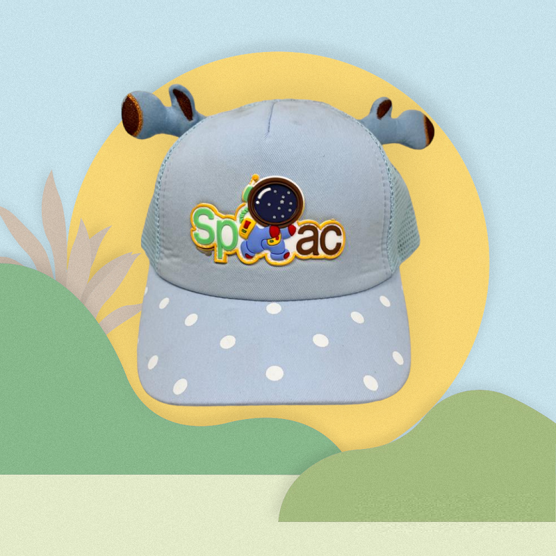 Kids Cap with Cute Horns | Fun Cartoon Hat for Toddlers