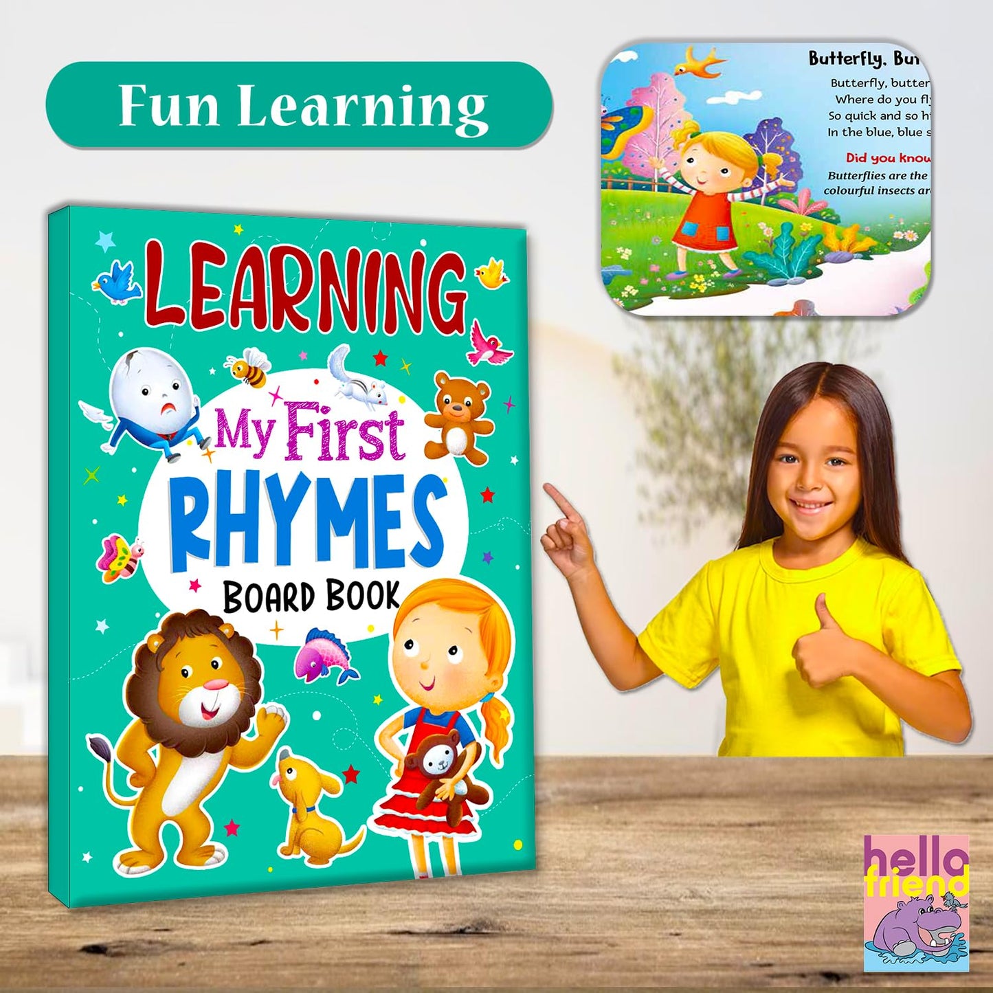Learning My First Rhymes Board Book
