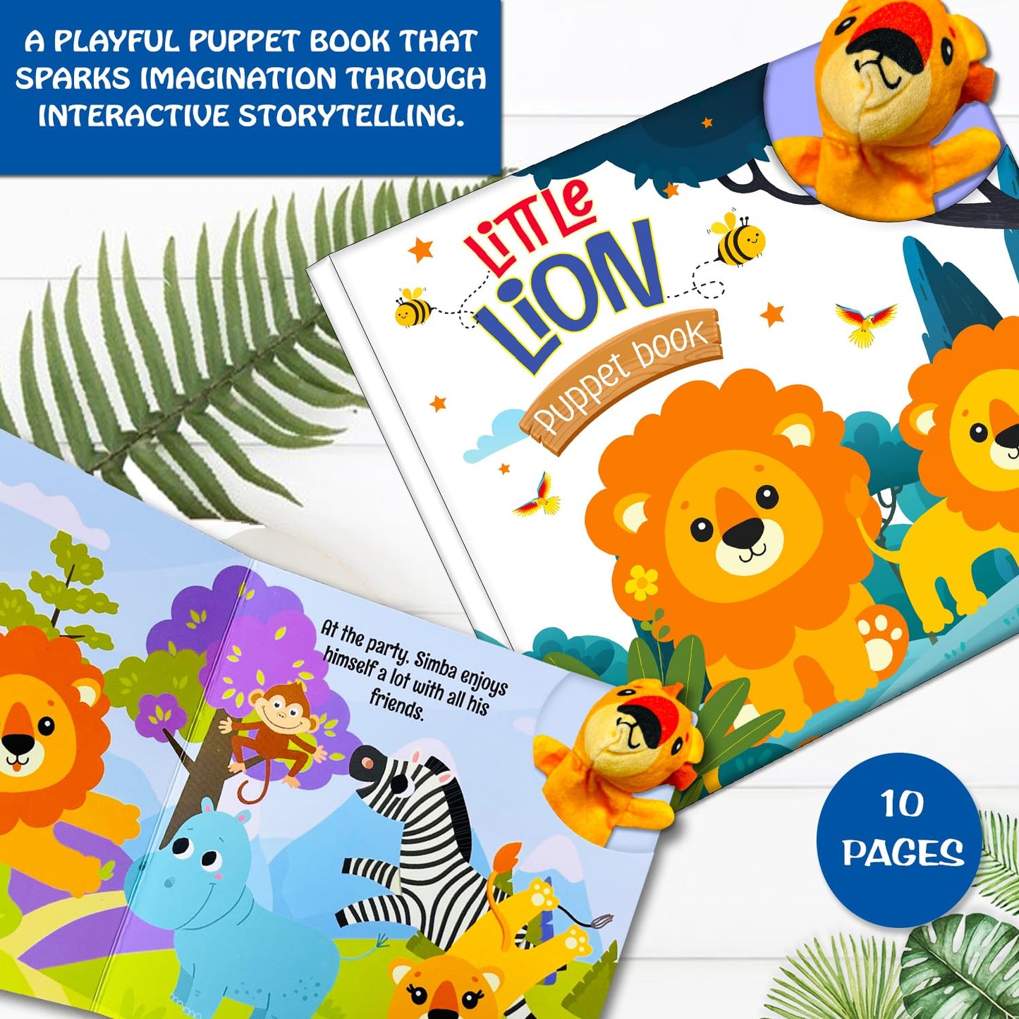 Little Lion - Puppet Book