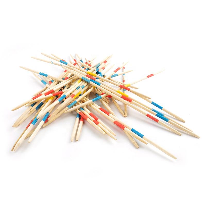 Mikado Pick-Up Sticks – Wooden Game for Kids & Family