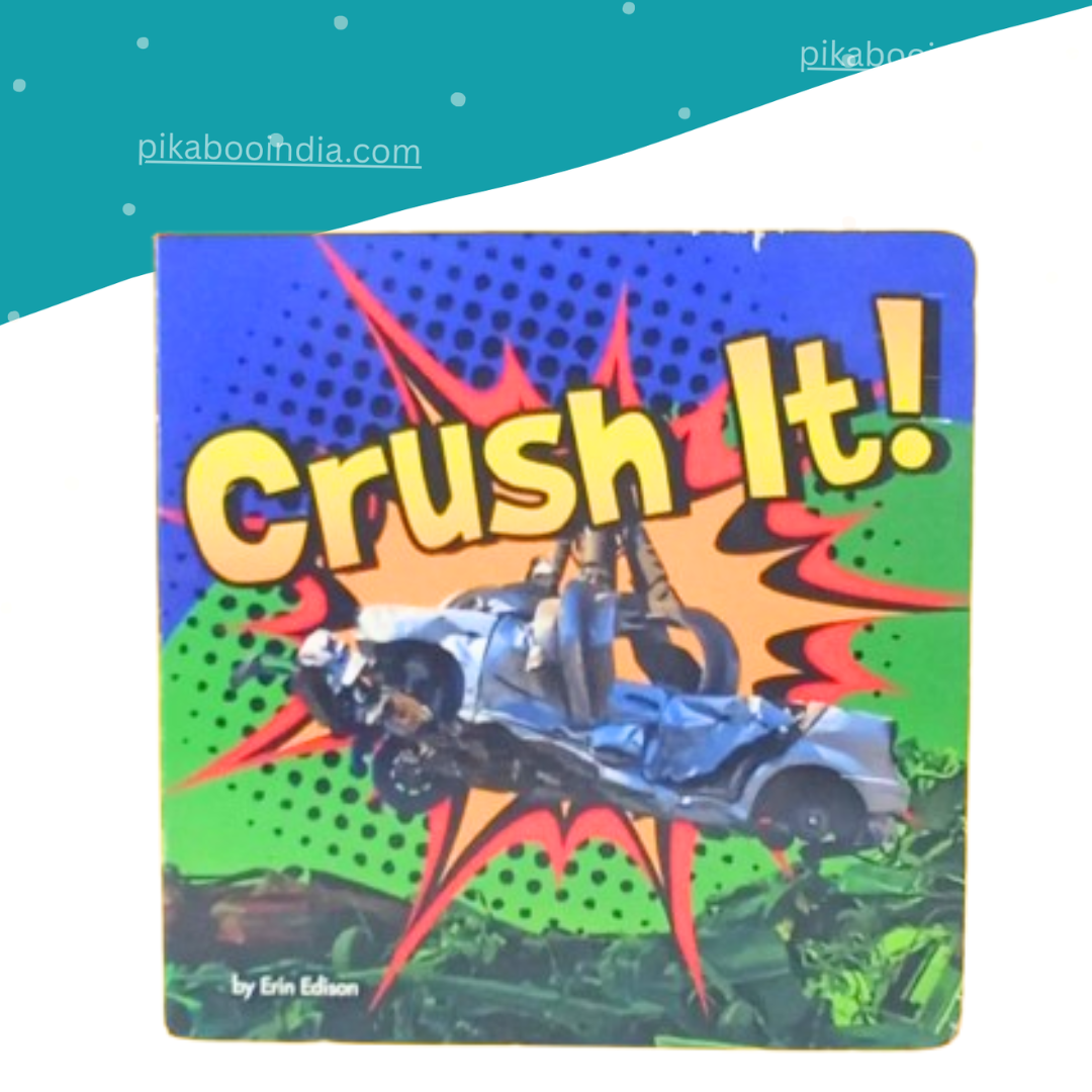 Interactive Board Book Crush It– Lift-the-Flap & Pull-Tab Pages